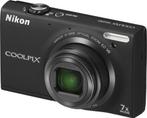 Nikon Coolpix S6150 Digitale Compact Camera - Zwart, Verzenden, Zo goed als nieuw