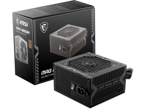 Veiling - MSI MAG A650BN Gaming Voeding - 650W, Computers en Software, Interne voedingen