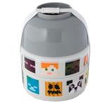 Lunchtrommel Gestapelde Ronde Bento Box Minecraft Gezichten, Ophalen of Verzenden, Nieuw