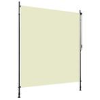 Buiten Rolgordijn Creme | Zonwering | Retourdeal -46%, Tuin en Terras, Nieuw, Ophalen of Verzenden, Minder dan 250 cm, 150 tot 300 cm