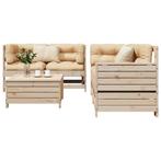 vidaXL 5-delige Loungeset massief grenenhout, Verzenden, Nieuw, Loungeset