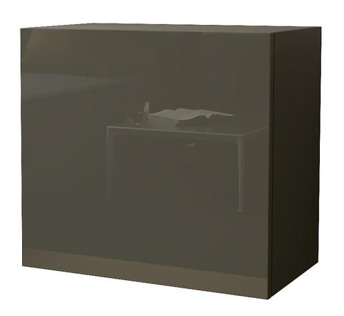 Benvenuto Design Bex Kubus Wandmeubel Hoogglans Grijs, Huis en Inrichting, Kasten | Wandmeubels, Ophalen of Verzenden