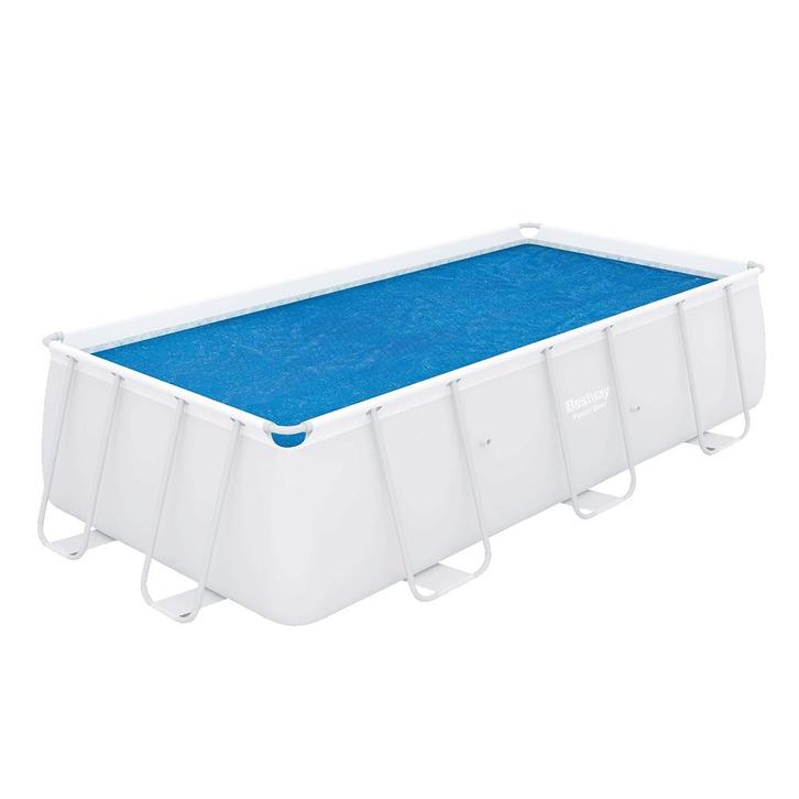 Zwembad afdekzeil zonne energie 412x201 cm, Tuin en Terras, Zwembad-toebehoren, Afdekzeil, Nieuw, Verzenden