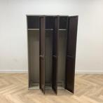 Lockerkast / garderobekast vv 3 deuren met sleutel, (hxbxd), Ophalen of Verzenden, Gebruikt