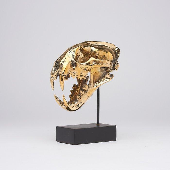 sculptuur, NO RESERVE PRICE - Polished bronze Snow Leopard -, Antiek en Kunst, Kunst | Designobjecten