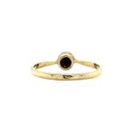 Gouden solitair ring met roosdiamant 14 krt, Ophalen of Verzenden, Nieuw