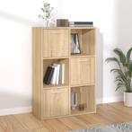 vidaXL Opbergkast 60x29,5x90 cm bewerkt hout sonoma, Verzenden, Nieuw, 50 tot 100 cm, Minder dan 100 cm