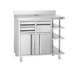 GGM Gastro | Werkkast - voor koffiemachine - 1000x600mm - |, Verzenden, Nieuw in verpakking, Meubilair