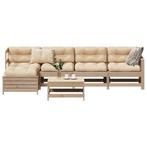 vidaXL 6-delige Loungeset massief grenenhout, Tuin en Terras, Verzenden, Nieuw, Loungeset