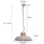 Mexlite hanglamp Samso 7974CR Sale, Ophalen, Overige materialen, Nieuw, Landelijk