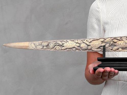 Geen minimumbedrag - Een groot handgesneden, Antiek en Kunst, Kunst | Designobjecten