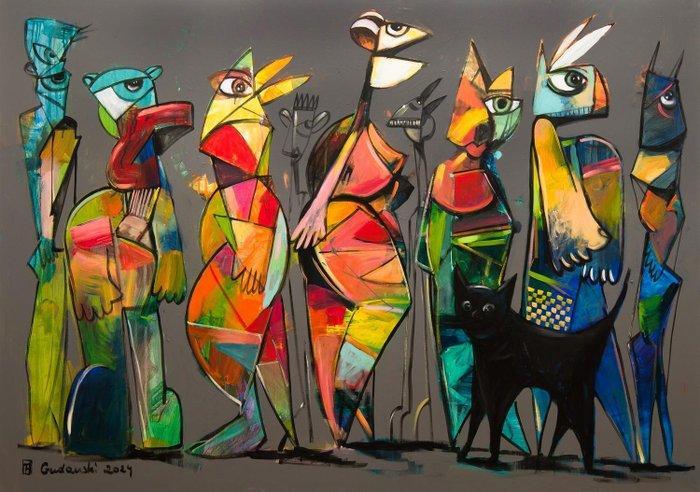 Andrzej Gudaski - Alienated dance - XL, Antiek en Kunst, Kunst | Designobjecten
