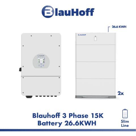 Blauhoff Home 15K/26,6 kWh 3 Fase Systeem Slim Line IP65, Doe-het-zelf en Verbouw, Overige Doe-het-zelf en Verbouw