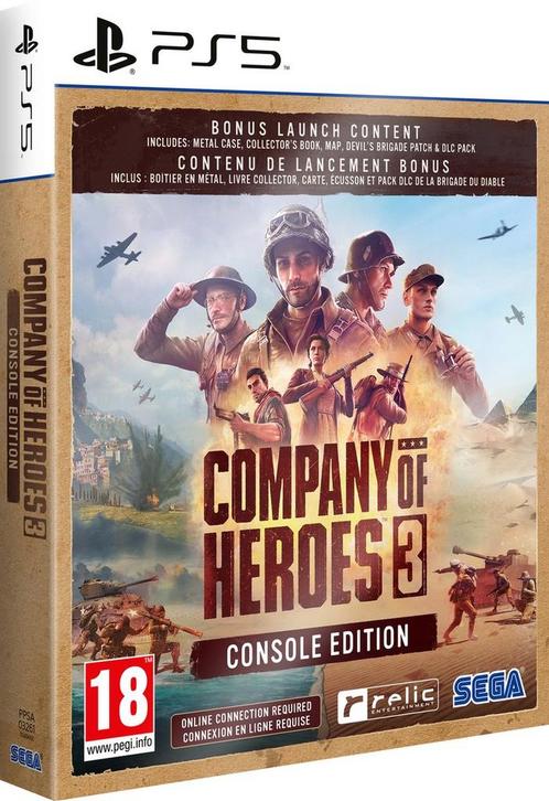 Company of Heroes 3 - Metalcase Edition - PS5, Spelcomputers en Games, Spelcomputers | Overige, Verzenden