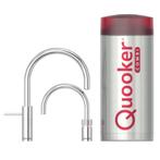 €1319 QUOOKER COMBI+ NORDIC ROUND TWINTAPS CHROOM - 22+NRCH, Nieuw, Ophalen of Verzenden