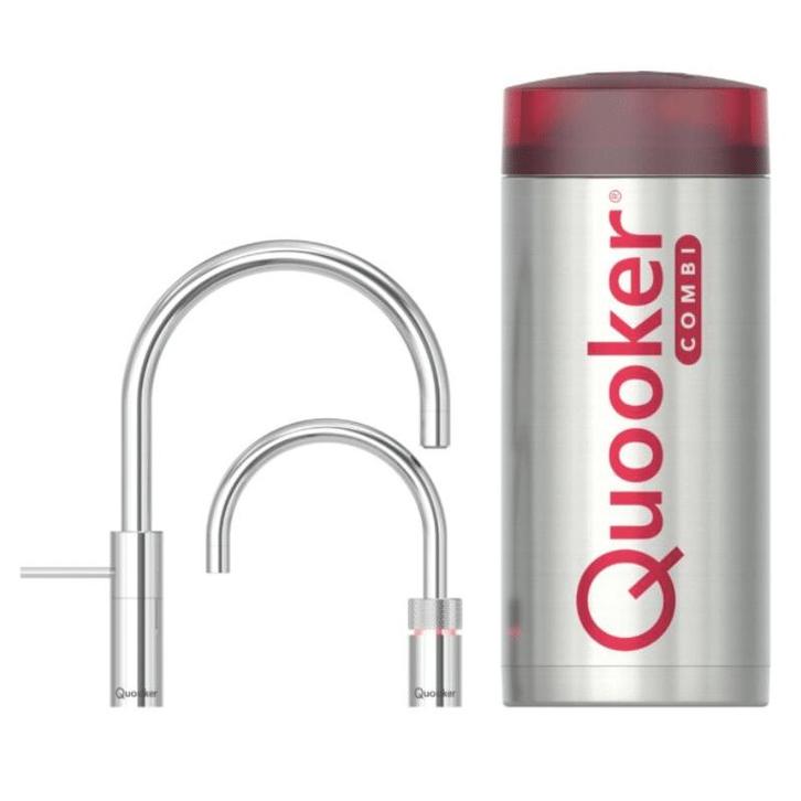 €1319 QUOOKER COMBI+ NORDIC ROUND TWINTAPS CHROOM - 22+NRCH, Huis en Inrichting, Keuken | Keukenbenodigdheden, Ophalen of Verzenden