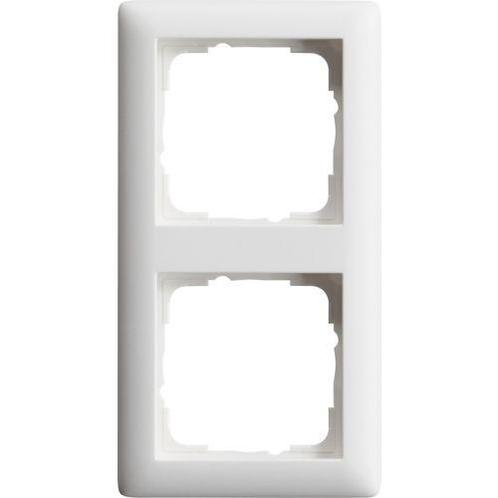 GIRA Standard 55 Afdekraam 2 voudig Zuiver wit MAT 021204, Doe-het-zelf en Verbouw, Elektra en Kabels, Nieuw, Ophalen of Verzenden