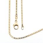 Gouden Venetiaanse schakel ketting | 45,5 cm, Sieraden, Tassen en Uiterlijk, Kettingen, Ophalen of Verzenden, Gebruikt, Overige kleuren