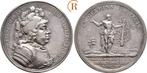 Zilver medaille auf den Frieden von Aachen 1748 Nederland..., Verzenden