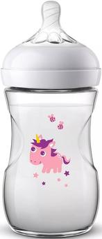 PHILIPS AVENT NATURAL 1 MAAND+ EENHOORN BABYFLES 260 ML 1 .., Verzenden, Nieuw