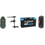 Kolibri boot +fluistermotor 66LBS + 100ah AGM accu + 10ah, Verzenden, Nieuw