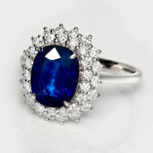 Zonder Minimumprijs - Ring - 18 karaat Witgoud, IGI 2,80ct, Sieraden, Tassen en Uiterlijk, Ringen