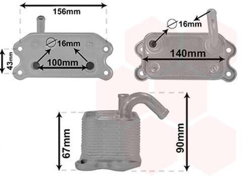 OLIEKOELER VOOR VOLVO S60 2000-2004 30774663, Auto diversen, Auto-accessoires, Nieuw, Ophalen of Verzenden
