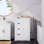 Badkamerkast met 4 Lades en Kast – Vrijstaand, Huis en Inrichting, Badkamer | Badkamermeubels, Verzenden, Nieuw