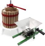 Fruitpers 18L + Fruitmolen 7 liter combi (Stoken & Brouwen), Huis en Inrichting, Ophalen of Verzenden, Nieuw, Overige typen