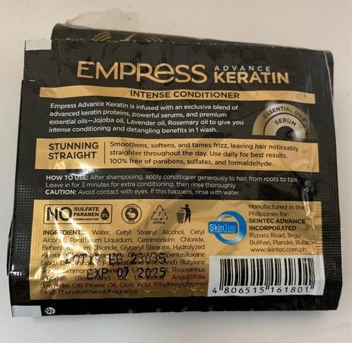 Empress Advance Keratin Conditioner, 6 x 12ml, Sieraden, Tassen en Uiterlijk, Beautycases, Ophalen of Verzenden
