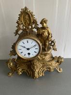 Franse pendule vuurverguld - Zinklegering - 1900-1910