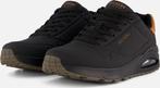 Skechers Uno - Suited On Air Heren Sneakers - Zwart - Maat 4, Kleding | Heren, Schoenen, Verzenden, Nieuw