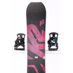 150 snowboard K2 EST. 87, black/red, p-tex topsheet, FLAT/ro, Verzenden, Gebruikt, Board