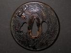 Katana - Gesmeed ijzer - Daito Pecock Tsuba : C5-4 - Japan -, Antiek en Kunst