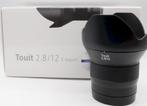 Zeiss TOUIT 12MM 2.8 VOOR SONY E-MOUNT, Ophalen of Verzenden, Zo goed als nieuw