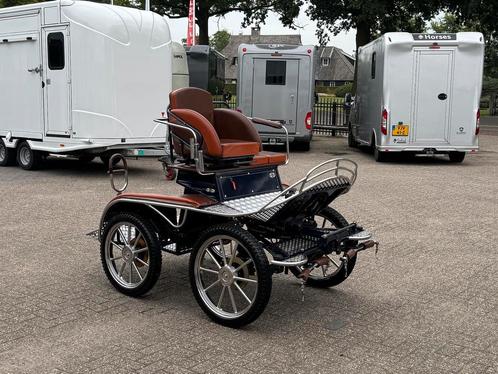 Tweespan / Vierspan / Marathonwagen / Pony / 21/19Inch, Dieren en Toebehoren, Rijtuigen en Koetsen, Marathonwagen, Gebruikt, Pony