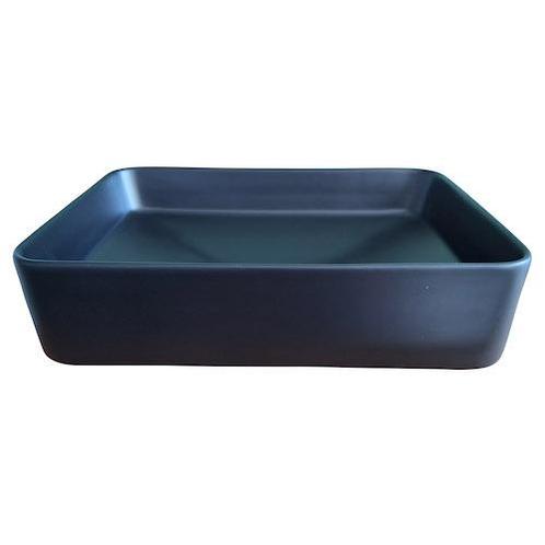 SALE - Silva 50 - Mat zwart - Waskom -  -  - Keramiek -, Doe-het-zelf en Verbouw, Sanitair, Nieuw, Ophalen of Verzenden