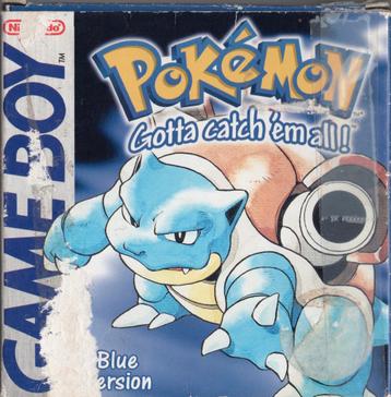 Game Boy Pokemon Blue Version (In doos) beschikbaar voor biedingen