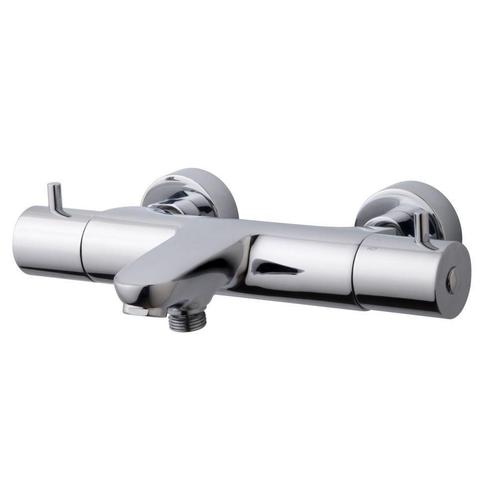 Opbouw Badthermostaat Wiesbaden Caral Chroom, Doe-het-zelf en Verbouw, Sanitair, Kraan, Nieuw, Chroom, Ophalen of Verzenden