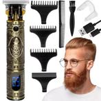 Soulima Draadloze Haar- en Baardtrimmer - Oplaadbaar met..., Sieraden, Tassen en Uiterlijk, Uiterlijk | Haarverzorging, Ophalen of Verzenden