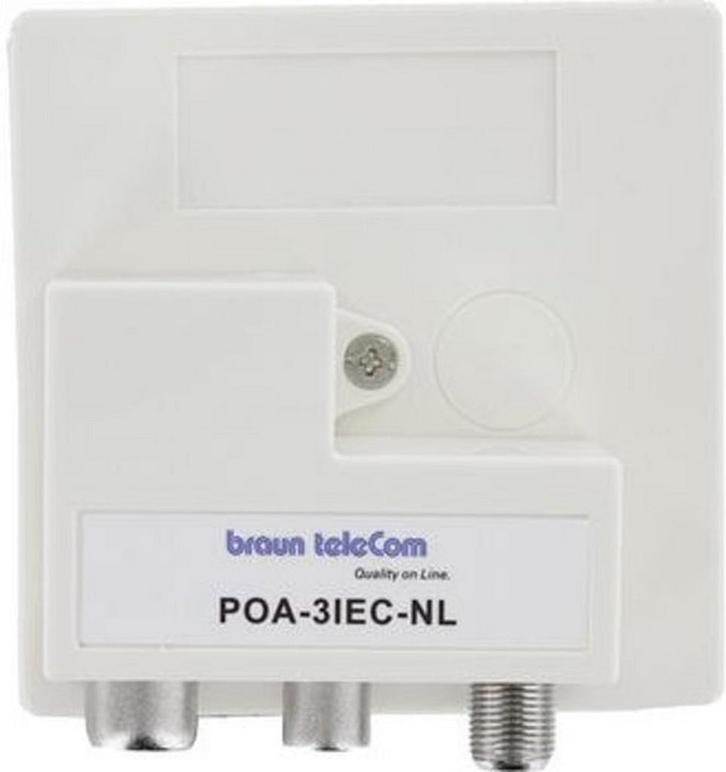 Braun Telecom POA 3 IEC-NL Radio-TV-DATA/Modem (Ziggo, Audio, Tv en Foto, Overige Audio, Tv en Foto, Nieuw, Ophalen of Verzenden