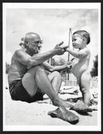 Robert Capa (1913–1954) - Pablo Picasso and his son Claude