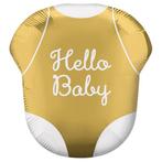 Helium Ballon Hello Baby T-shirt Leeg, Verzenden, Nieuw