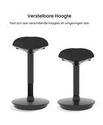 Wiebelkruk - Ergonomische kruk - Bureaukruk - Zwart - BH4B -, Huis en Inrichting, Verzenden, Nieuw