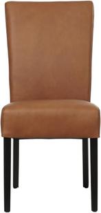 Cognac leren landelijke eetkamerstoel - Rancho Leer Cognac (, Huis en Inrichting, Stoelen, Overige kleuren, Nieuw, Leer, Ophalen of Verzenden