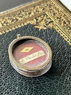 Reliekhouder - Glas, Legering, Textiel - 1800-1850 - Heilige
