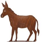 Decoratie roest ezel | Patina decoratie dierenfiguren, Nieuw, Verzenden
