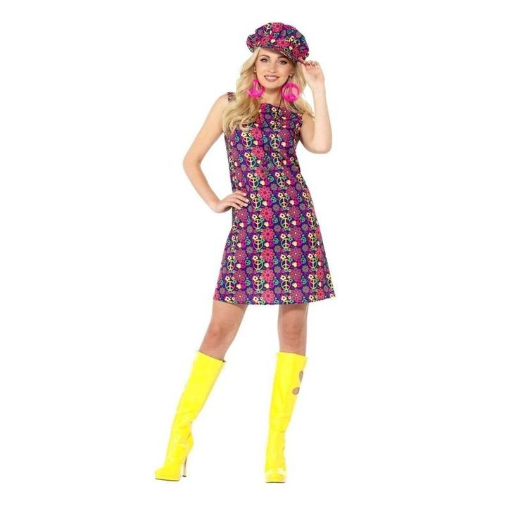 Jaren 60 peace verkleedkleding voor dames - Jaren 60/ hipp.., Kleding | Dames, Carnavalskleding en Feestkleding, Verzenden