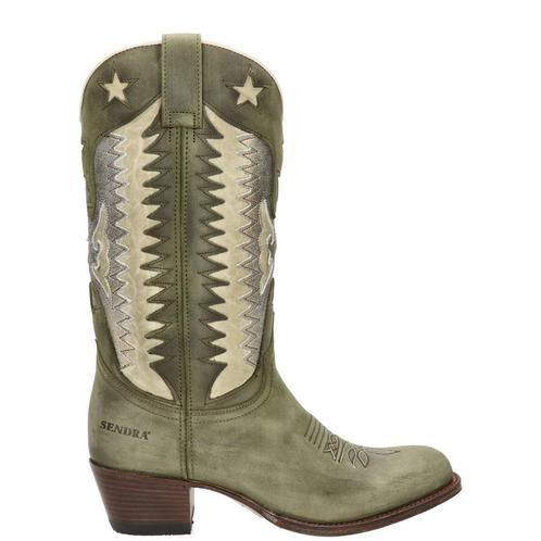 Sendra Debora Insa cowboylaarzen, Kleding | Dames, Schoenen, Groen, Nieuw, Hoge laarzen, Verzenden