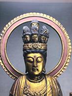 Very Rare The Standing Statue of Eleven-Faced Kannon, Antiek en Kunst